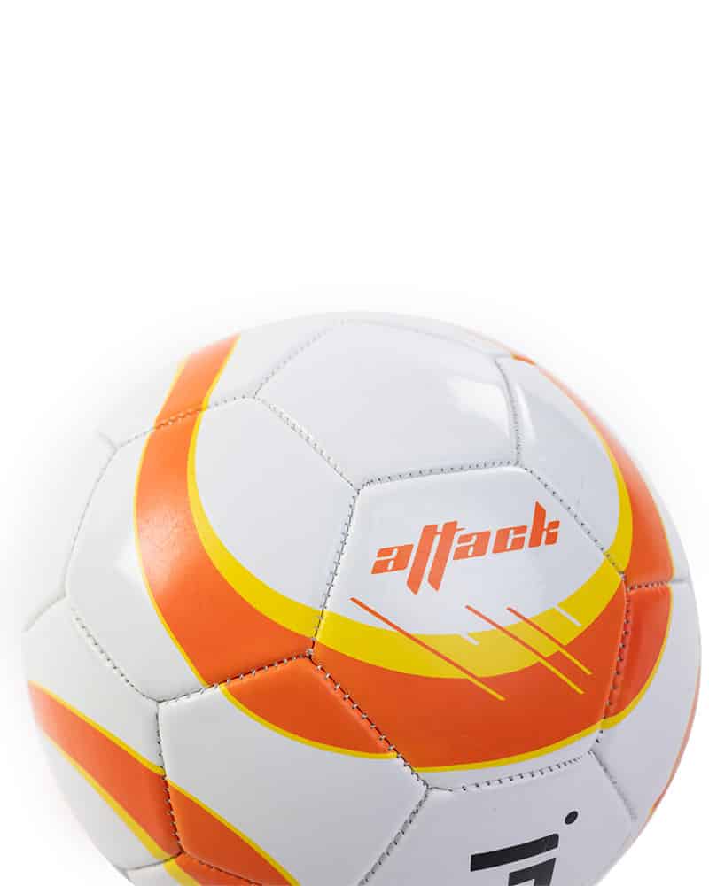 Top view of the 360 Athletics Attack soccer ball