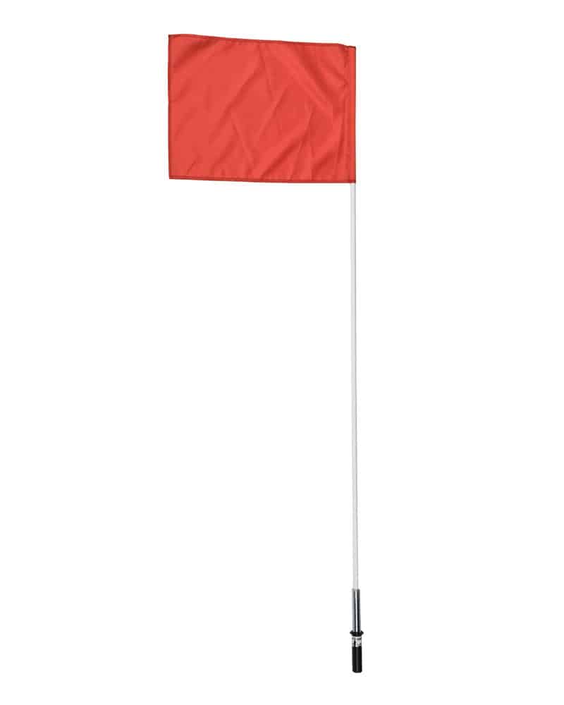 Indoor corner flag set with spring base