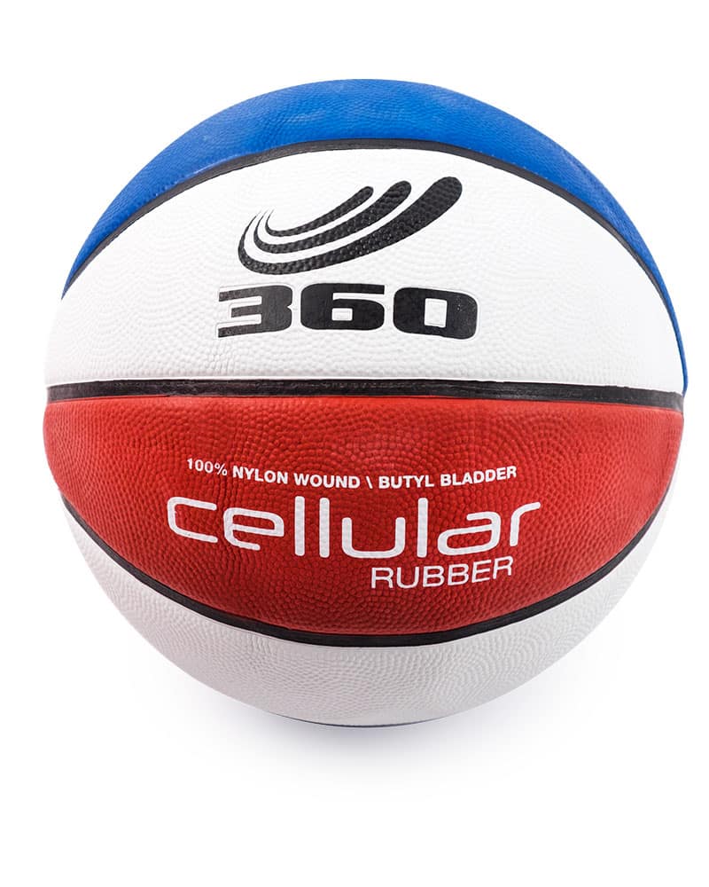 Cellular Composite Basketball Blue, Red, White