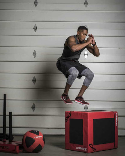 COREFX 3-in-1 Anti-Slip Foam Plyobox male jumping