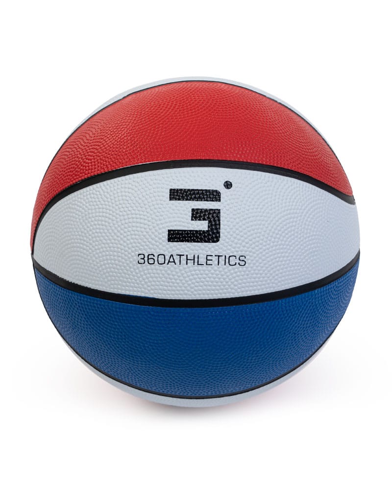 Tri-Colour Game Rubber Basketball