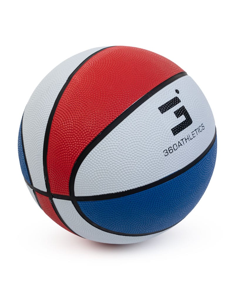 Tri-Colour Game Rubber Basketball