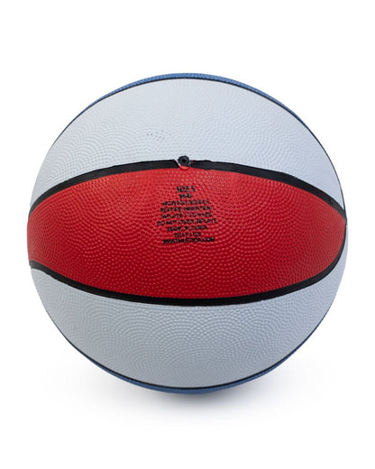 Tri-Colour Game Rubber Basketball Inflation