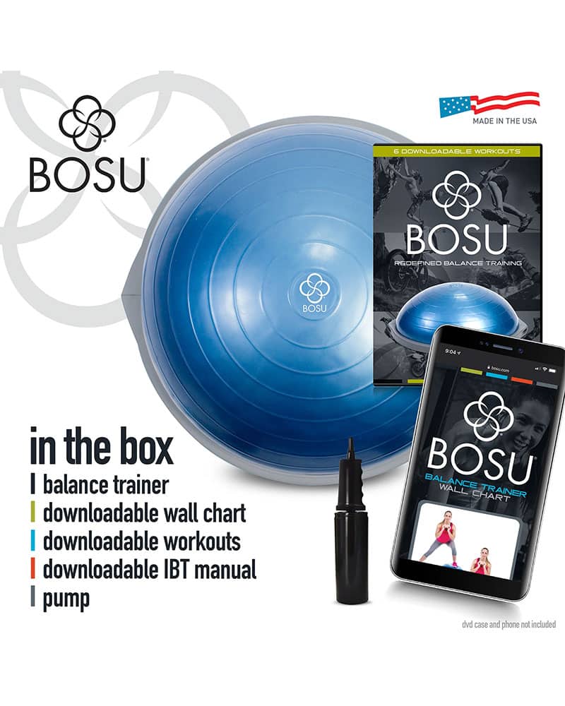 BOSU Balance Trainer Pro What's Included