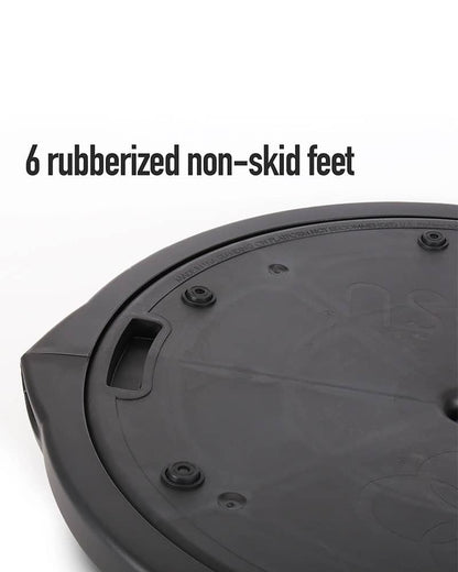 6 Rubberized non-skid feet