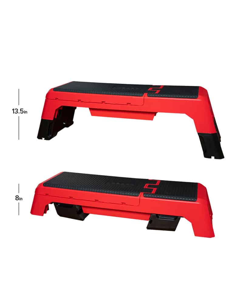 COREFX Adjustable Fitness Bench step height differences