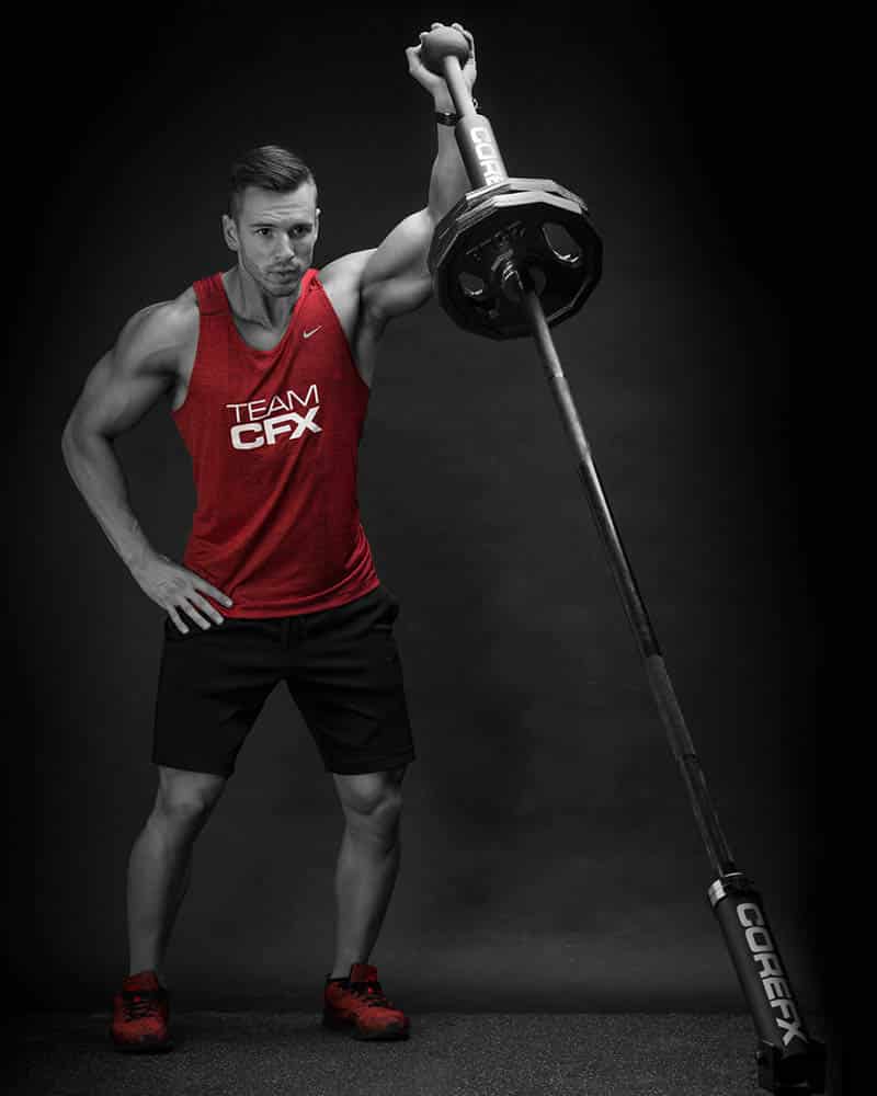 COREFX Landmine Post shoulder press