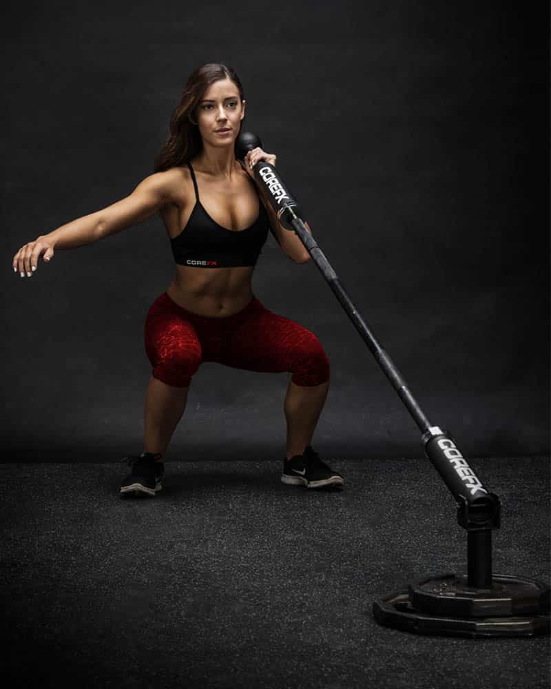COREFX Landmine Post girl squat