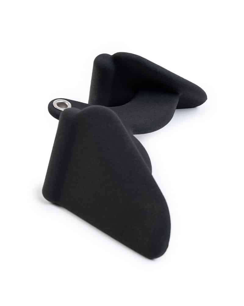 Neoprene-coated Lat Pull Narrow Handle gym cable attachment