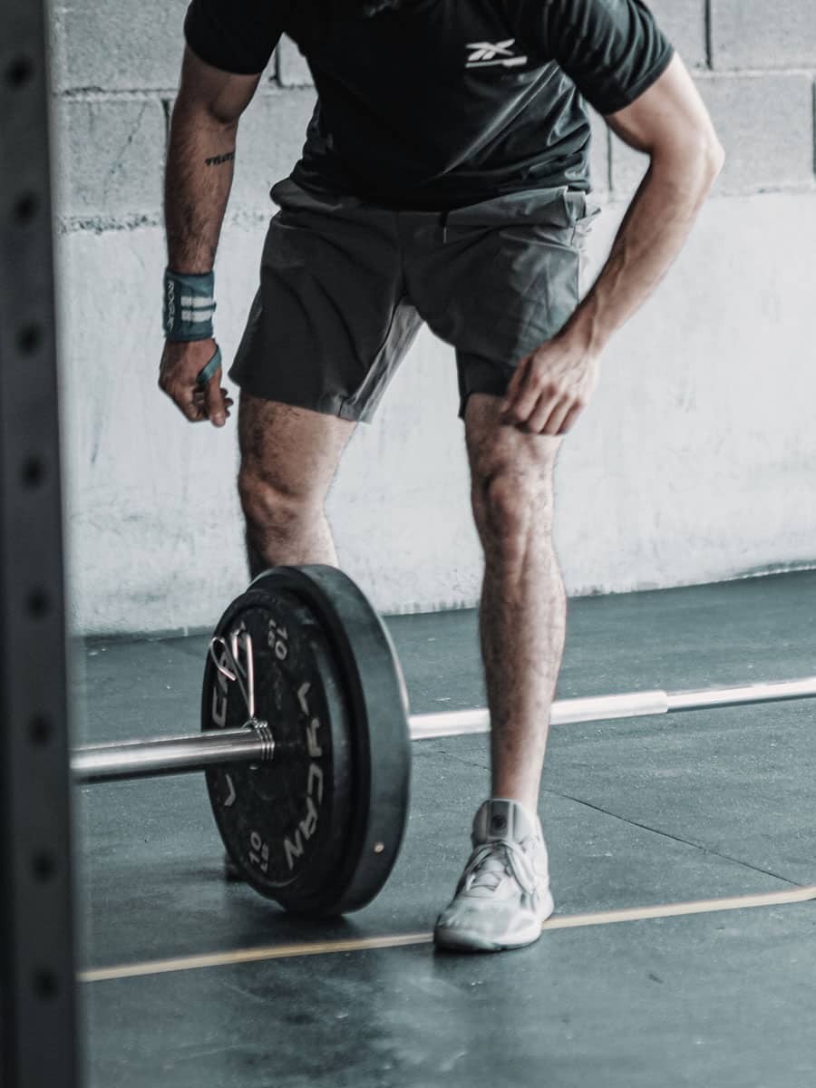 Loading up the COREFX barbell