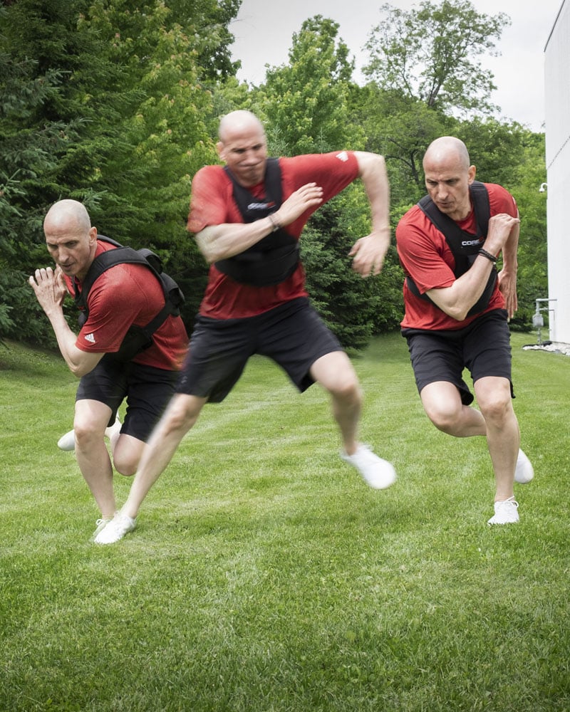 COREFX Weighted vest jump