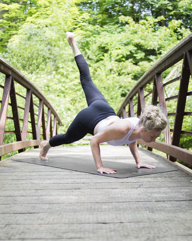COREFX Recovery Yoga Mat outdoor shot
