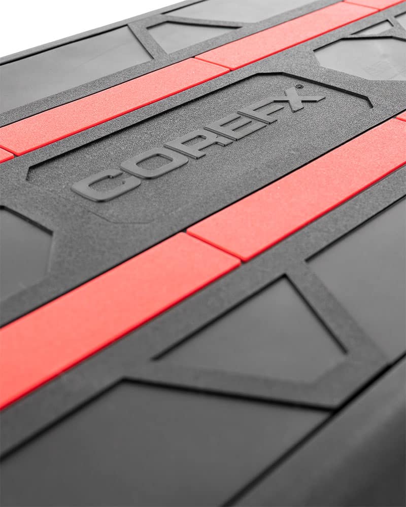 close up of COREFX adjustable aerobic step