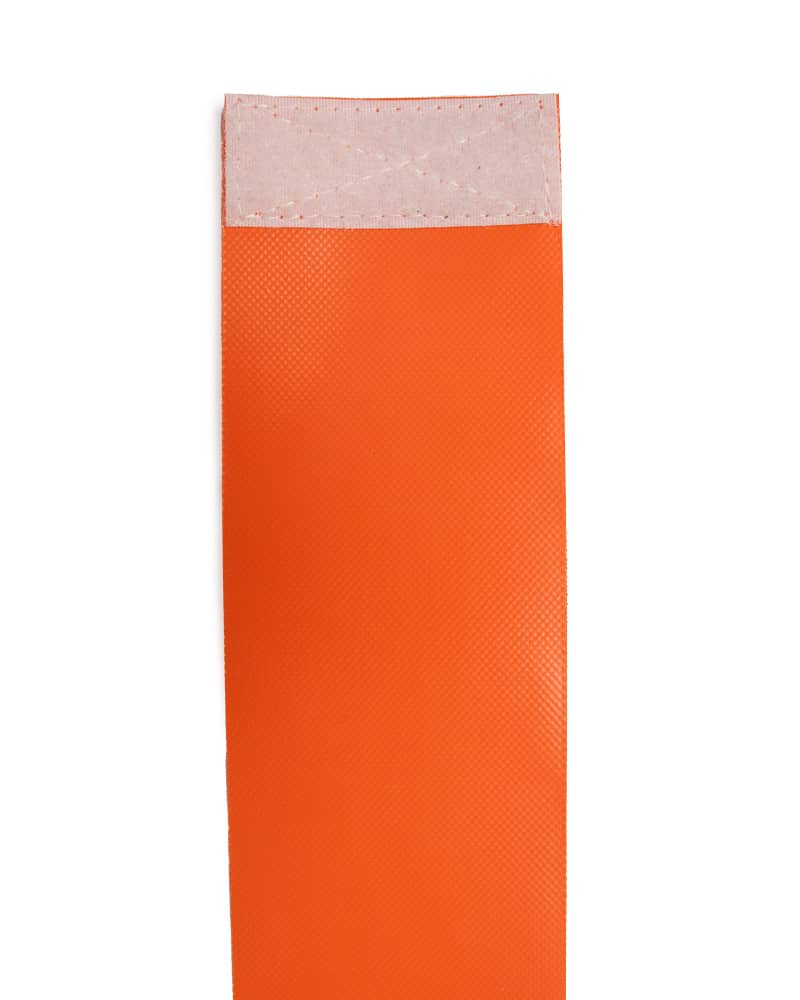 Orange Deluxe Flag Belt Set Close-Up