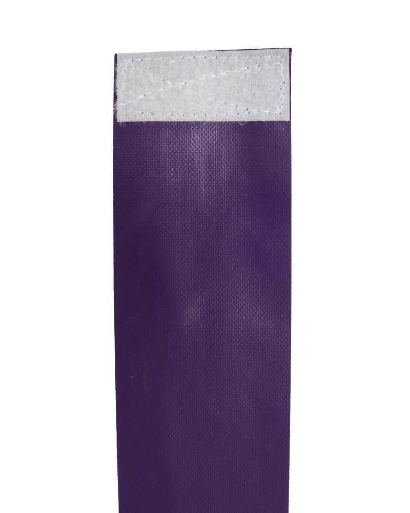 Purple Deluxe Flag Belt Set Close-Up