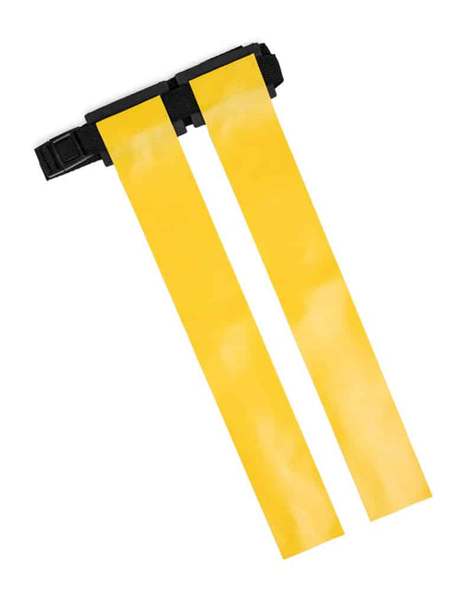 Yellow Deluxe Flag Belt Set