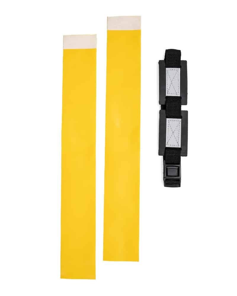 Yellow Deluxe Flag Belt Set