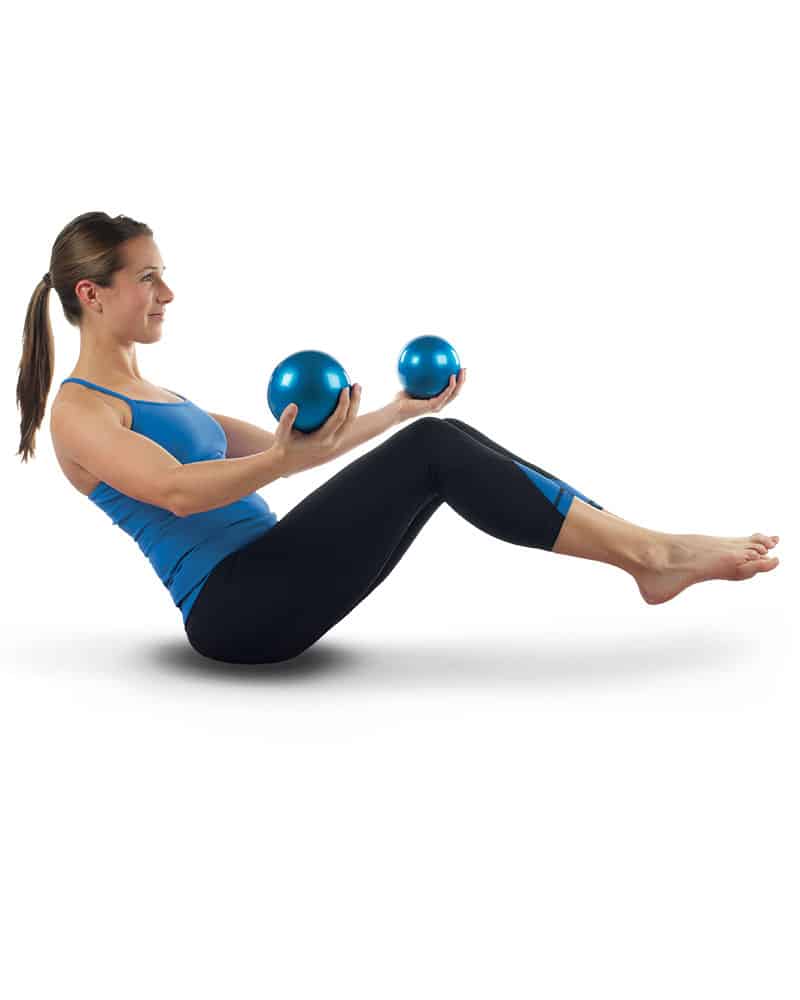 Weighted Yoga Balls Core Exercise