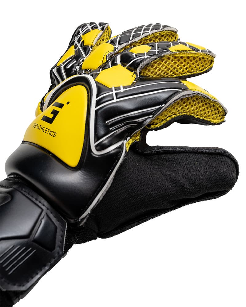 side view of the 360 athletics goalie gloves