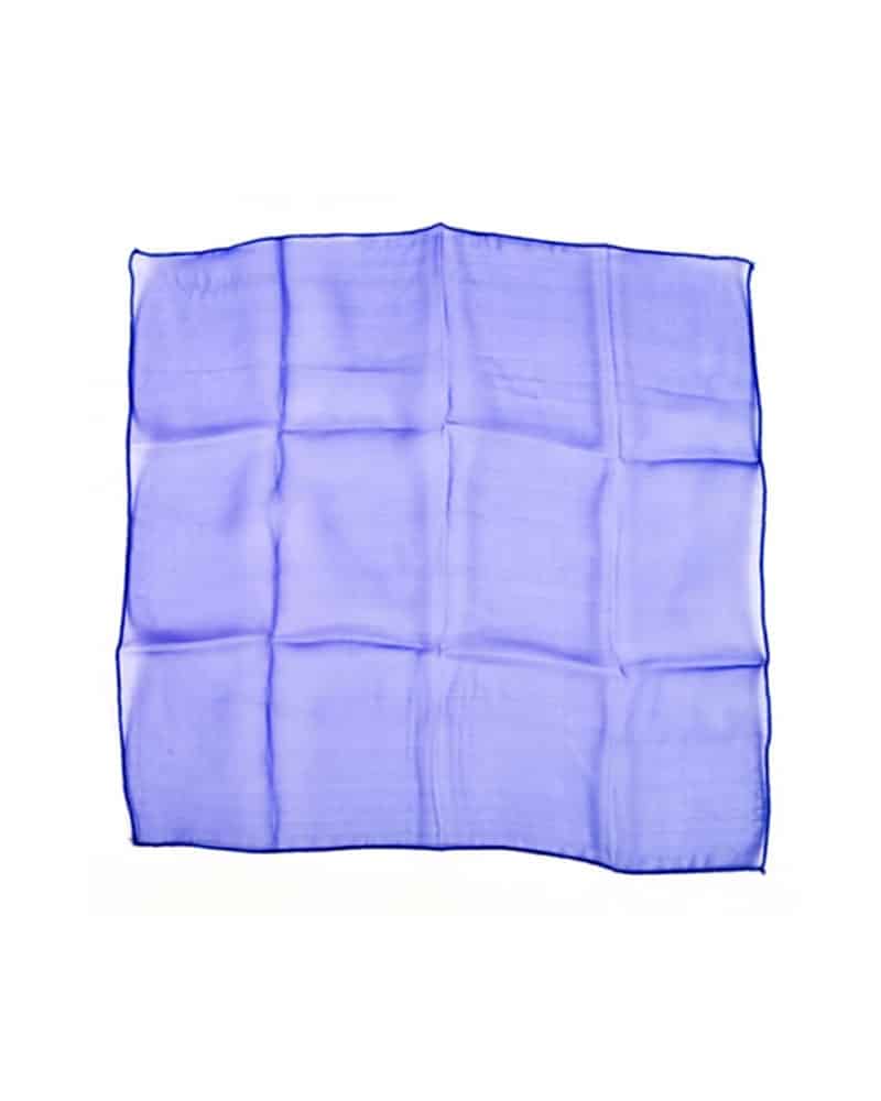 Blue Juggling Scarf unfolded