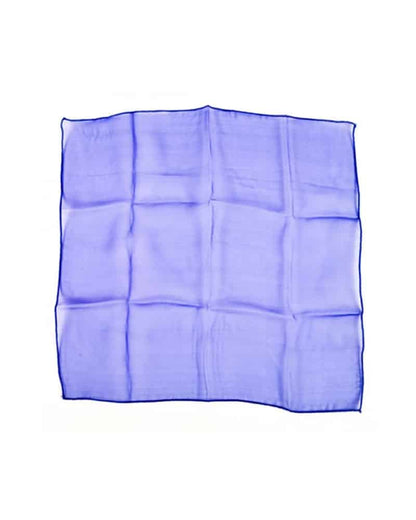 Blue Juggling Scarf unfolded