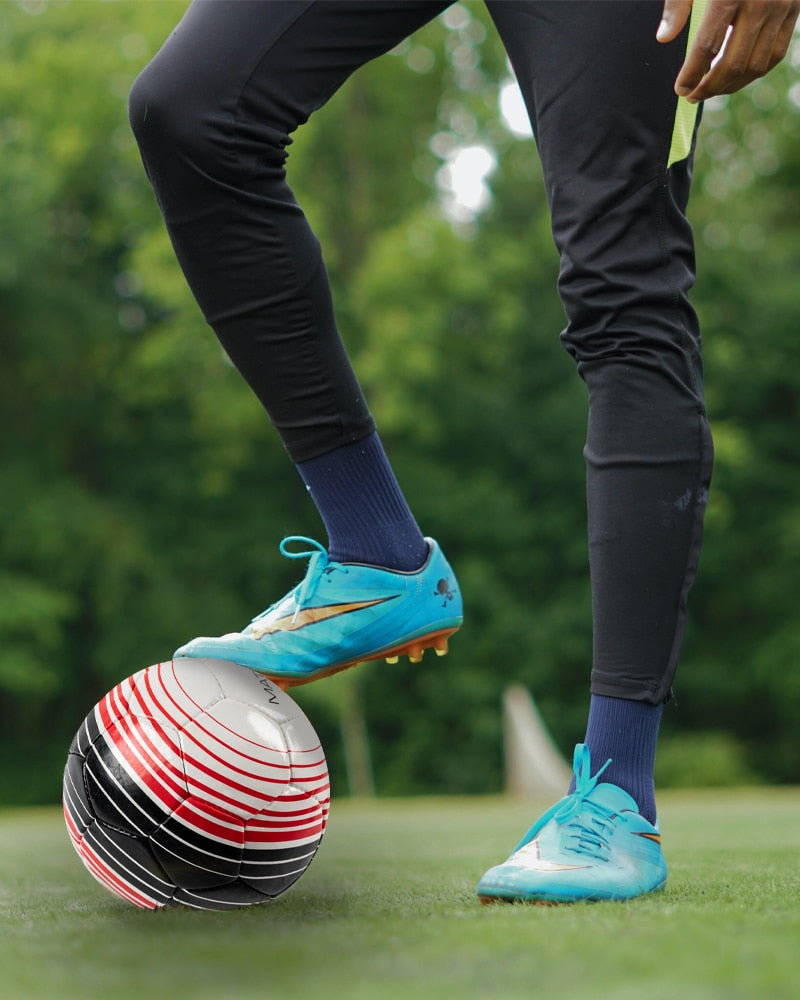 Athlete with Match soccer ball