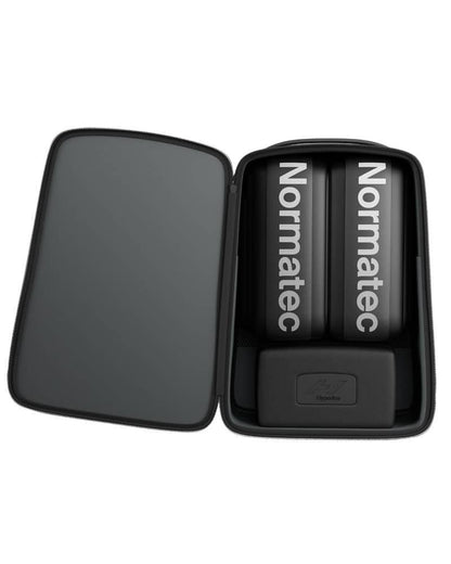 Normatec 3 Leg unit inside of backpack