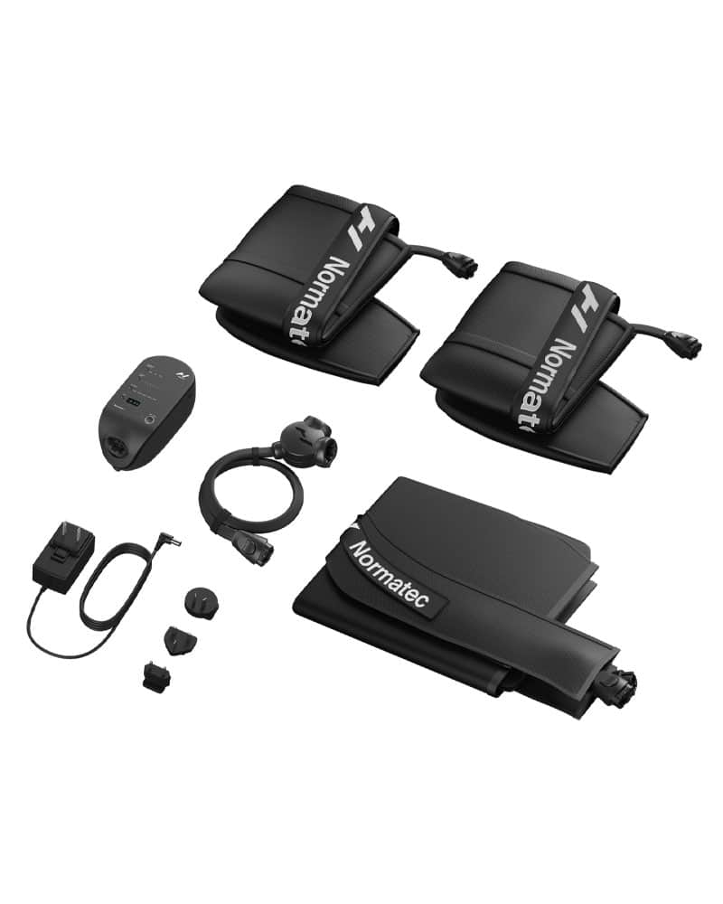 Everything included with the Normatec 3 Lower Body