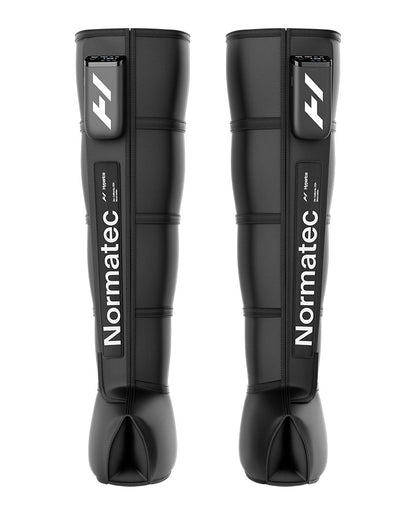 Front view of Normatec Elite Legs