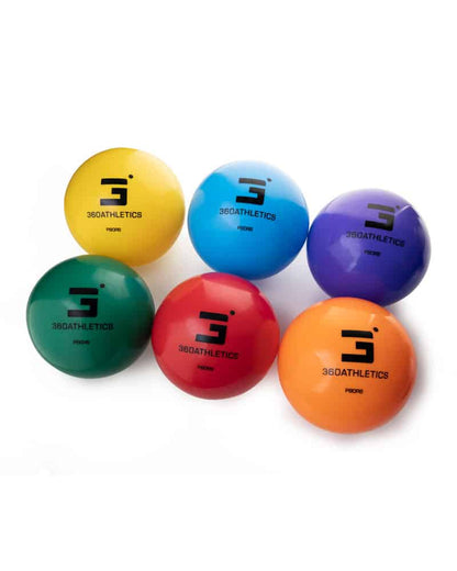 Softex play balls set of 6 rainbow colours