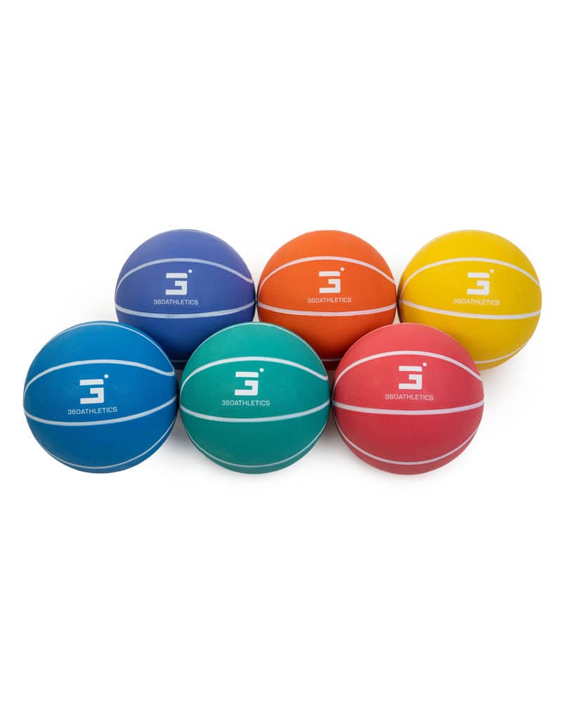 All 6 colours of Playground Series Basketballs