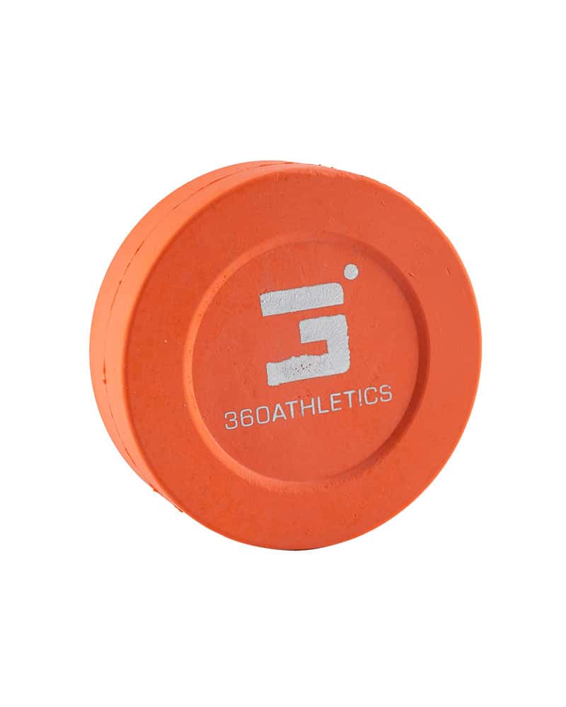 safe orange sponge puck for play hockey