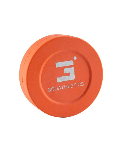 safe orange sponge puck for play hockey