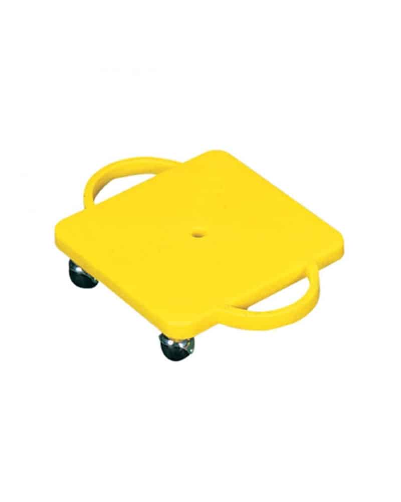Yellow Scooter Board with Handles