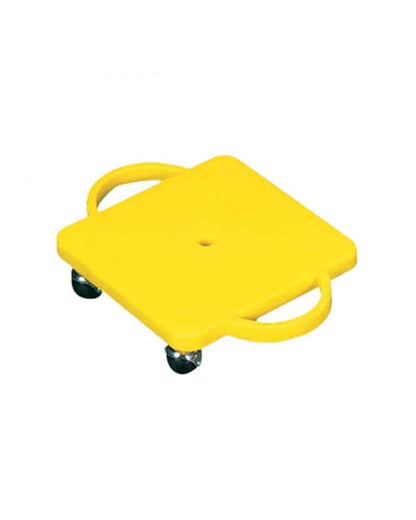 Yellow Scooter Board with Handles