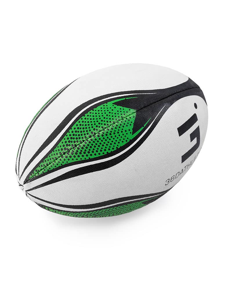 side view 360 rugby ball