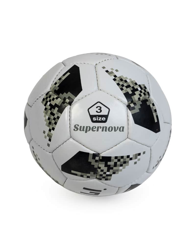 Size 3 Supernova Black and White Soccer Ball