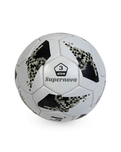 Size 3 Supernova Black and White Soccer Ball