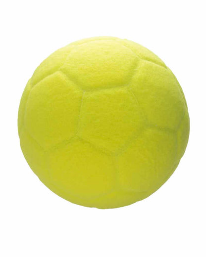 backside of the indoor soccer ball