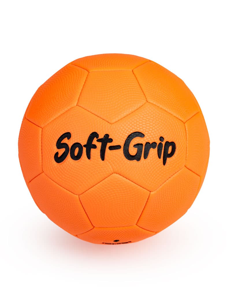 Orange Soft-Grip Soccer Ball