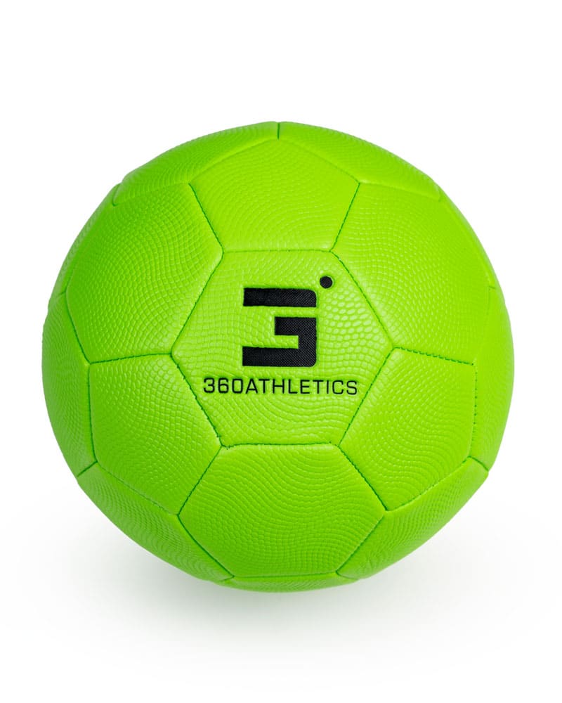 Lime Green Soft-Grip Soccer Ball