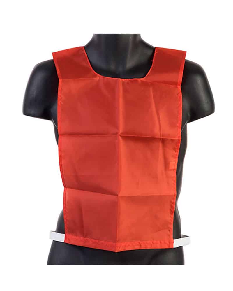 Junior Nylon Pinnie Red