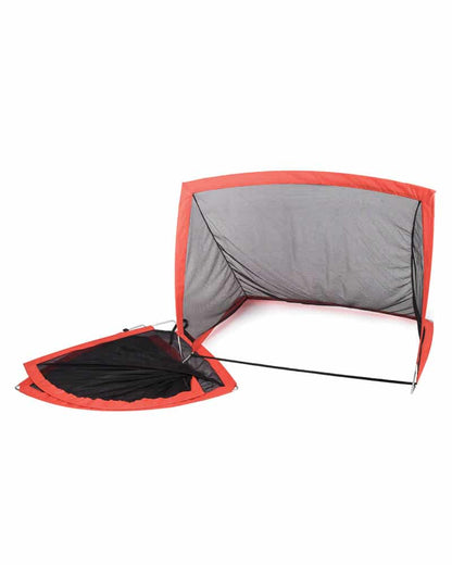 pair of square pop up soccer nets