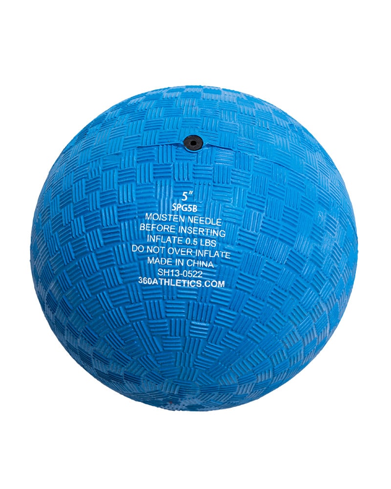 Back of rubber playground ball