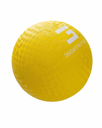 side view of the rubber playground ball