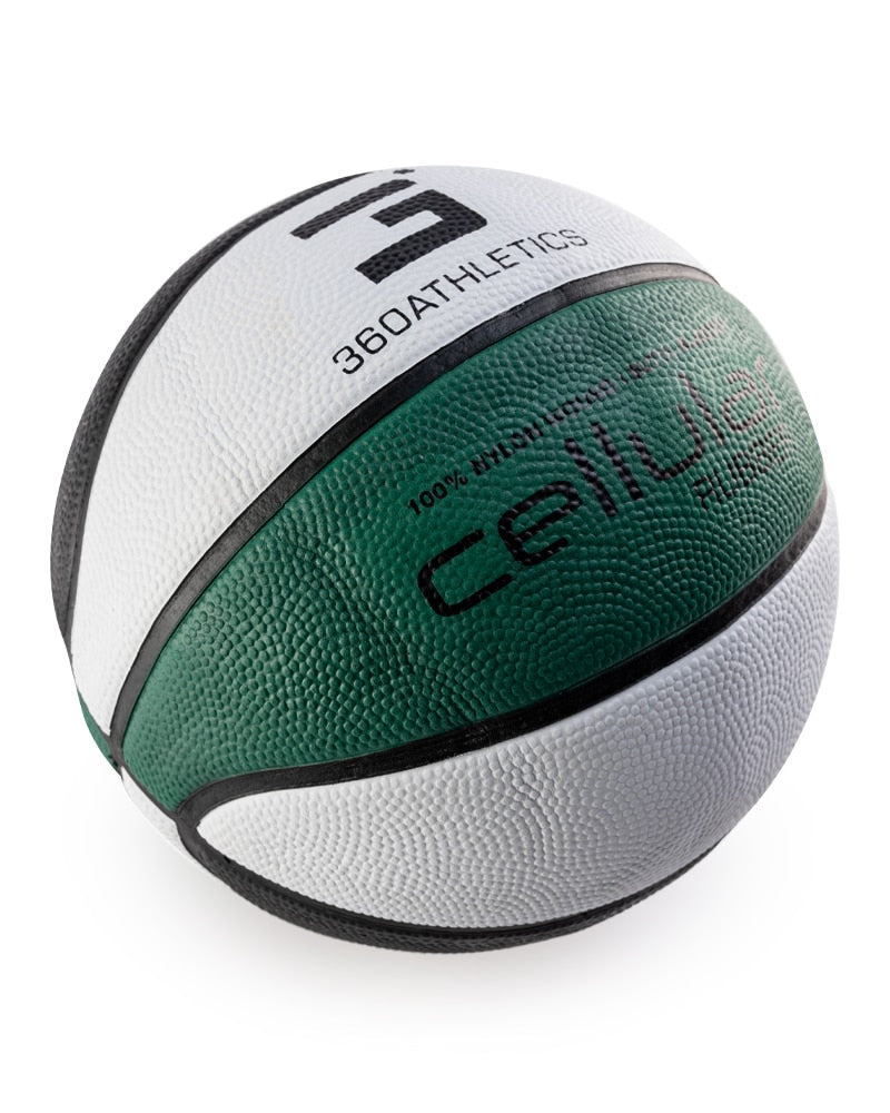 360 Athletics Cellular Basketball in green white and black