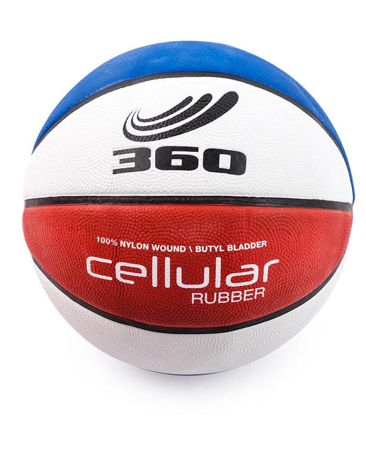 Cellular Composite Basketball Blue, Red, White
