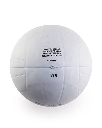 Back of 360 Athletics Rubber Volleyball