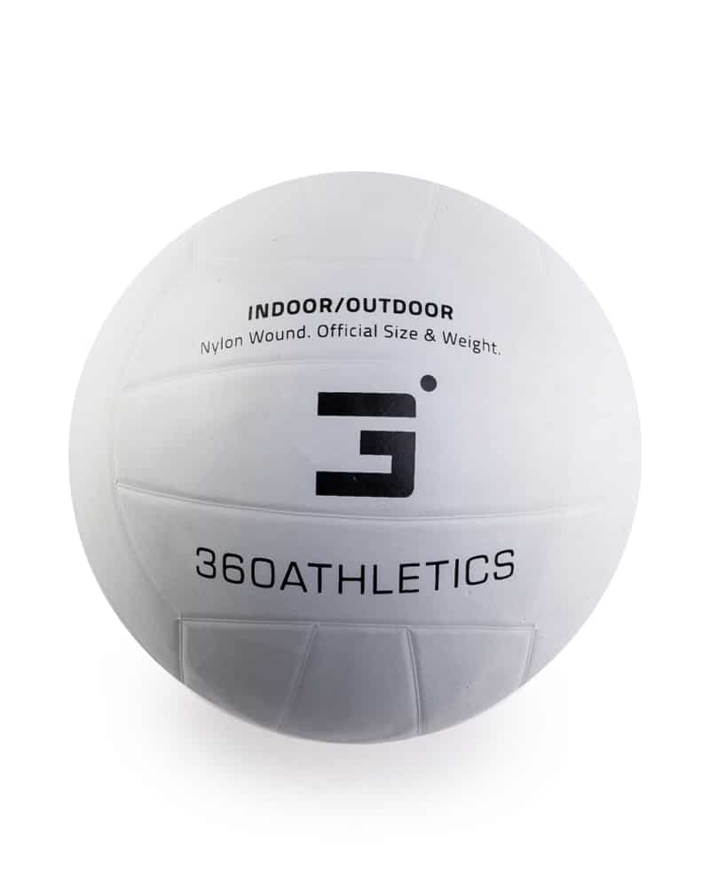 Front logo of the Nylon Wound Rubber Volleyball