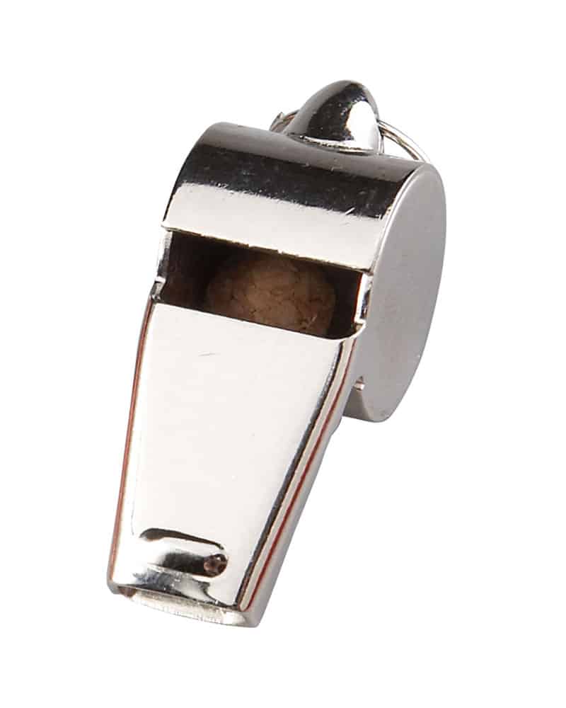 Large Heavy Brass Metal Whistle